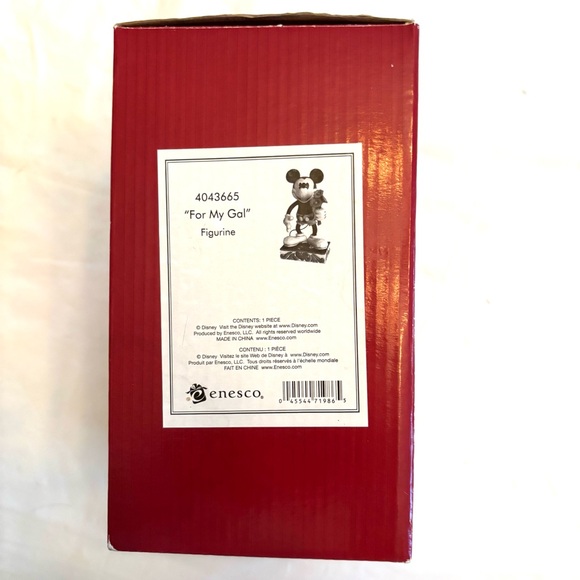 NWT Jim Shore Disney Traditions Mickey Mouse Figurine “ For My Gal” NEW IN BOX - Picture 12 of 16